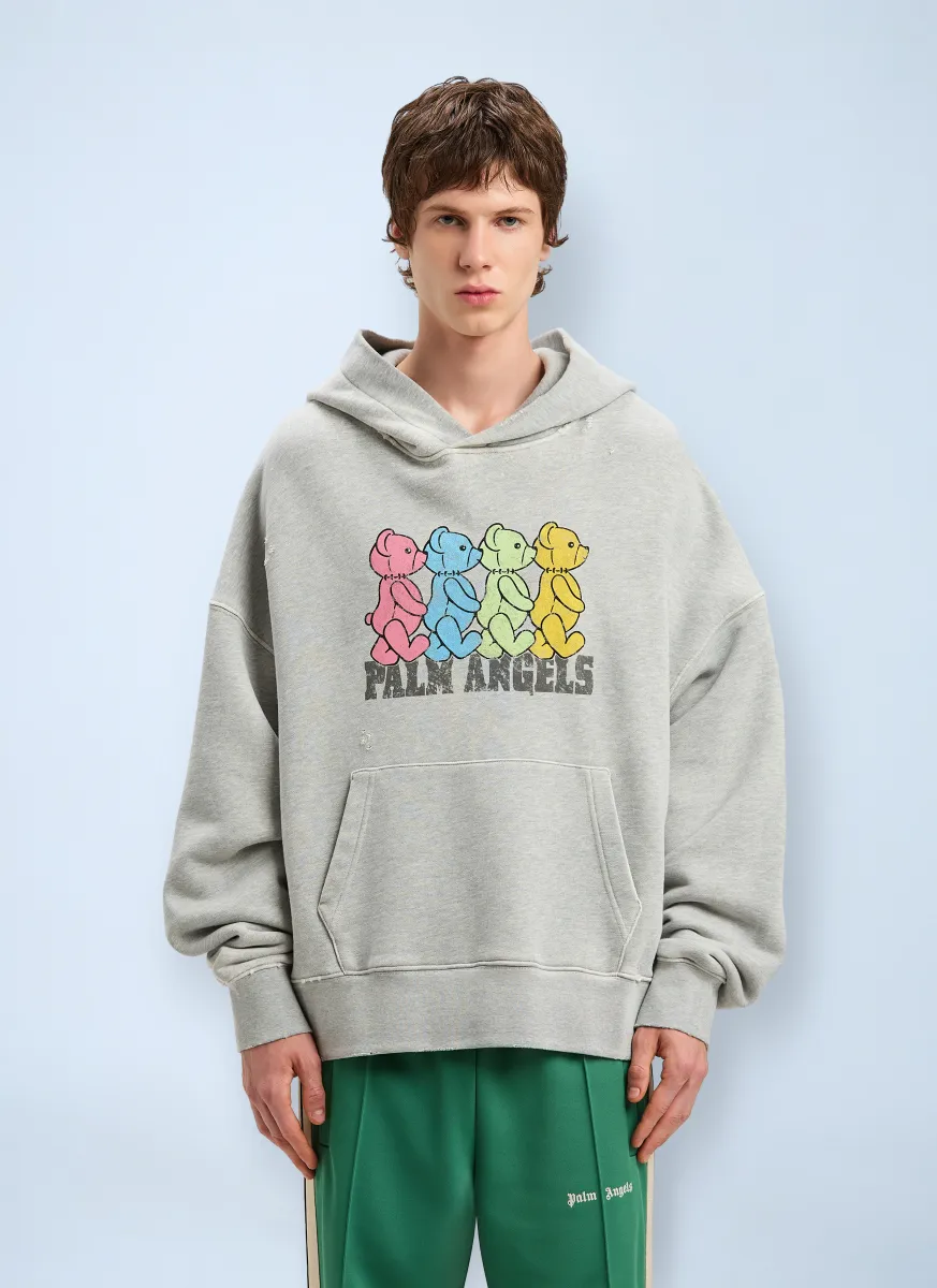 Logo Motif Hooded Sweatshirt