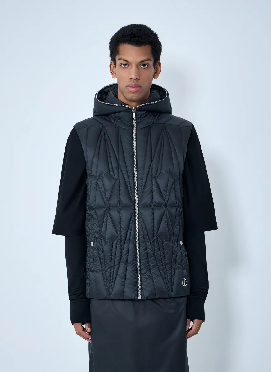 Geocamo Flight Quilted Hooded Gilet
