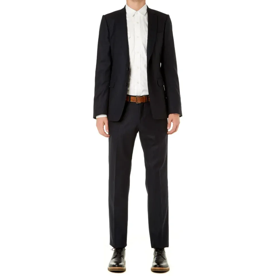 Kobe Classic Stripe Wool Trouser