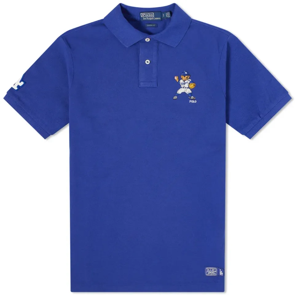 LA Dodgers Bear Polo Shirt