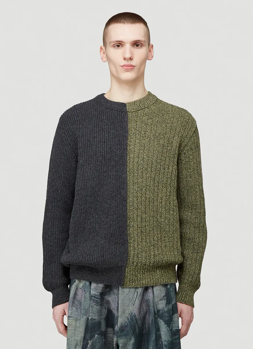 Repurposed Split Sweater
