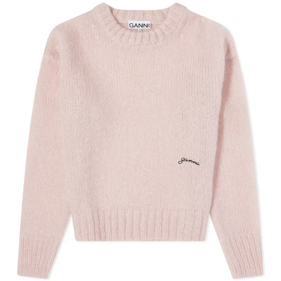 Open Mohair Knitted Jumper