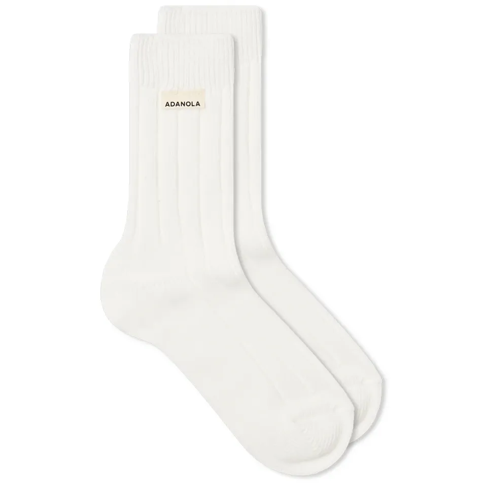 Chunky Cotton Rib Socks