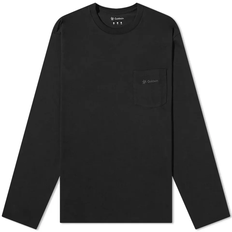 Long Sleeve Big Logo Pocket T-Shirt