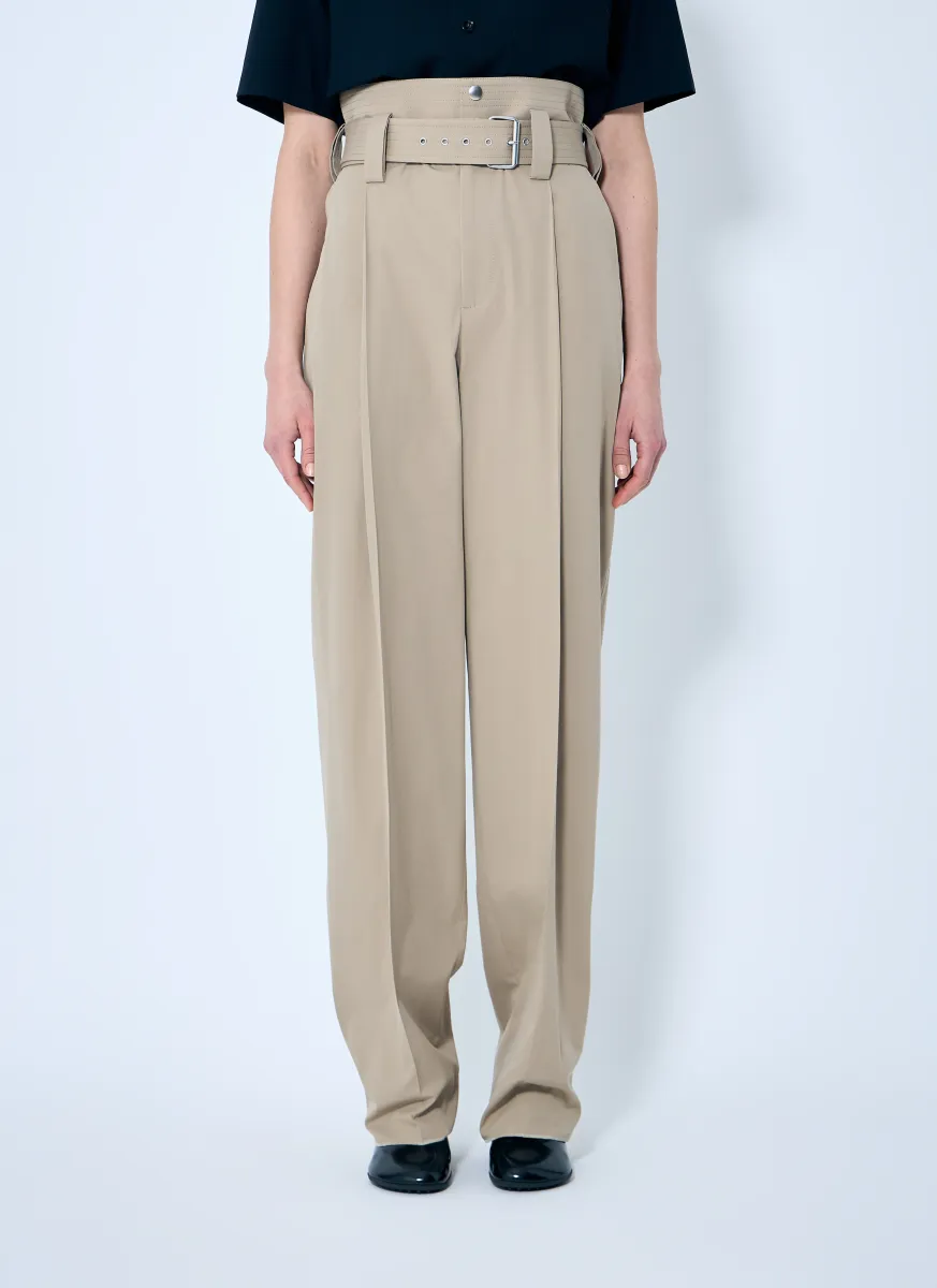 Compact Cotton Pants