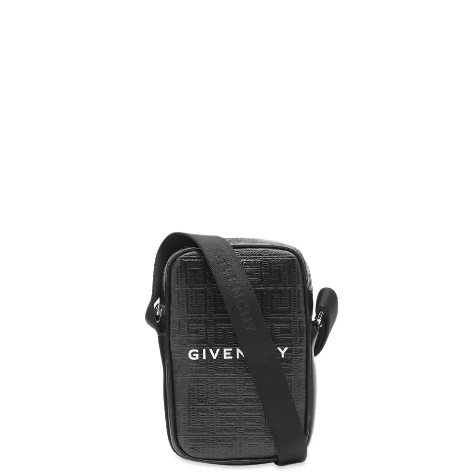 Embossed Logo Small Vertical Bag