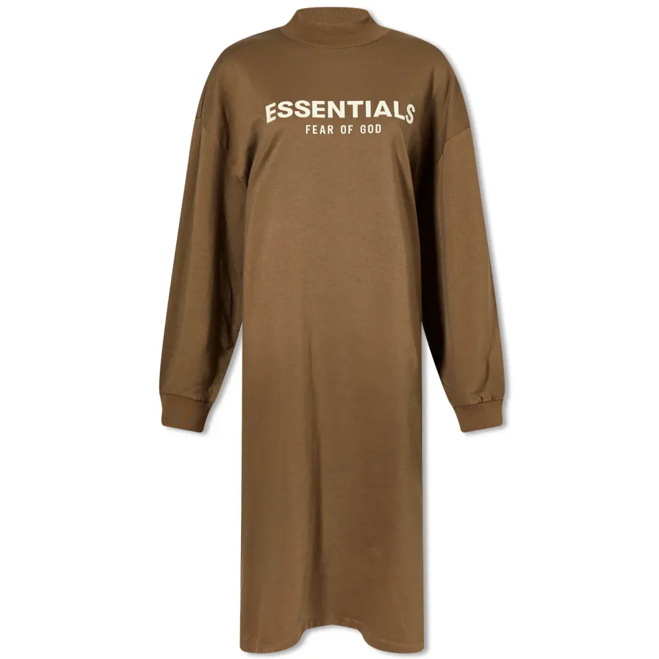 Long Sleeve Logo Dress