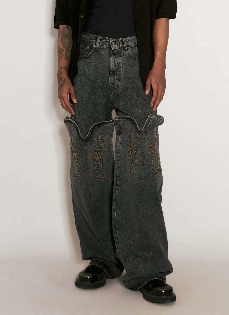 Evergreen Maxi Cowboy Cuff Jeans