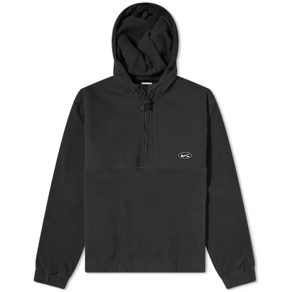 Polar Fleece Half Zip Hoodie