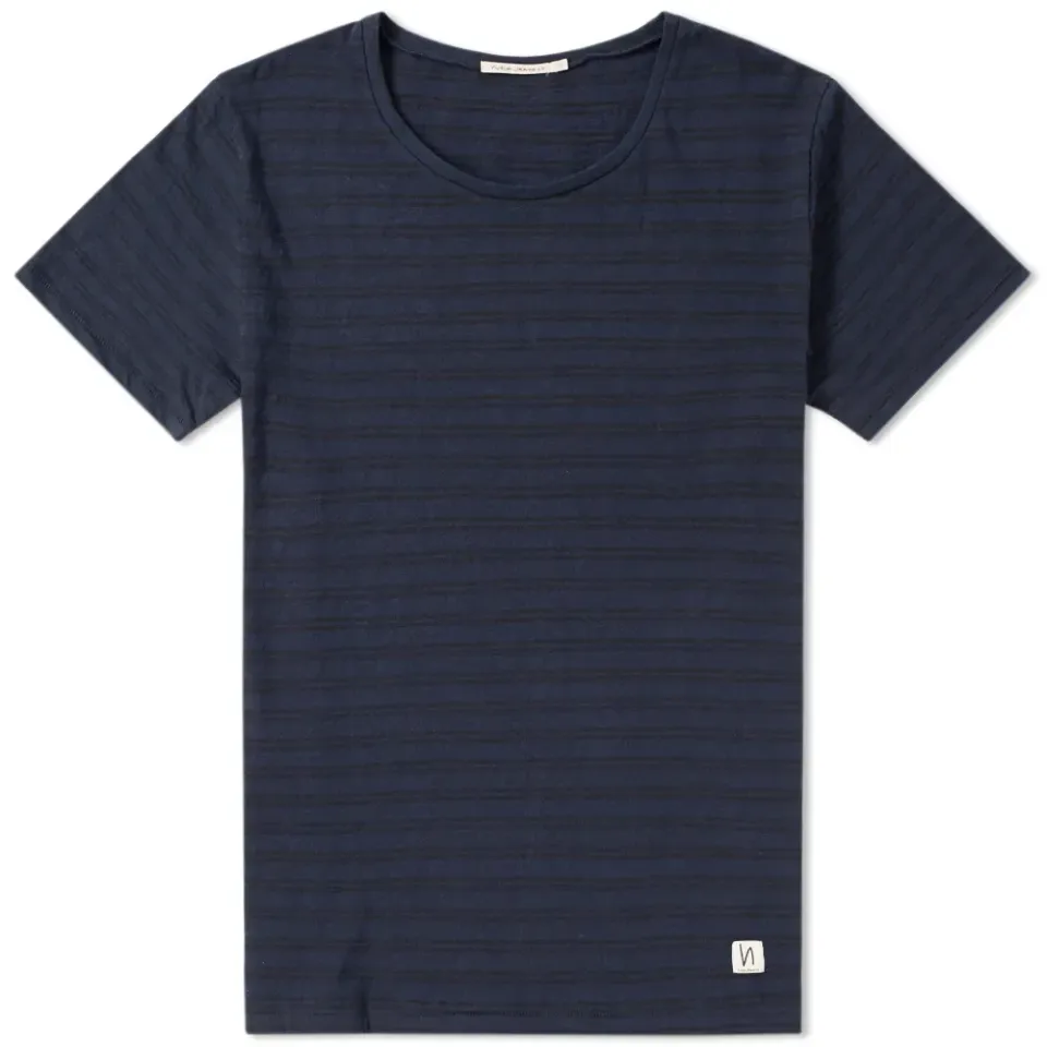 Nudie Ove Double Stripe Tee