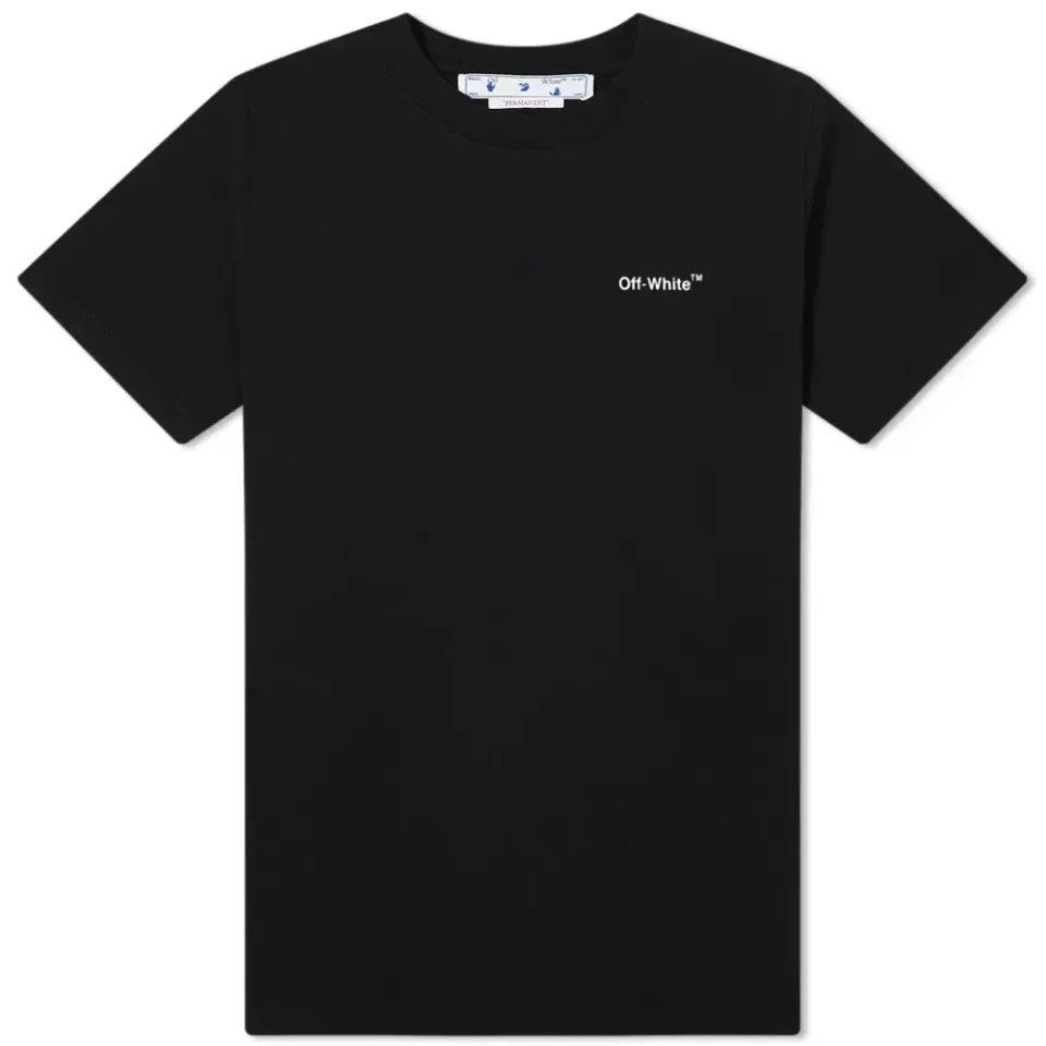 Wave Diagonal Drawing Tee