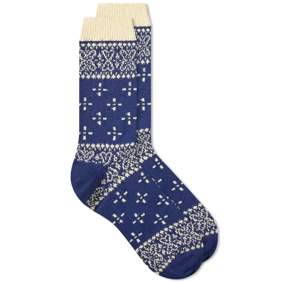 Bandana Pattern Crew Socks