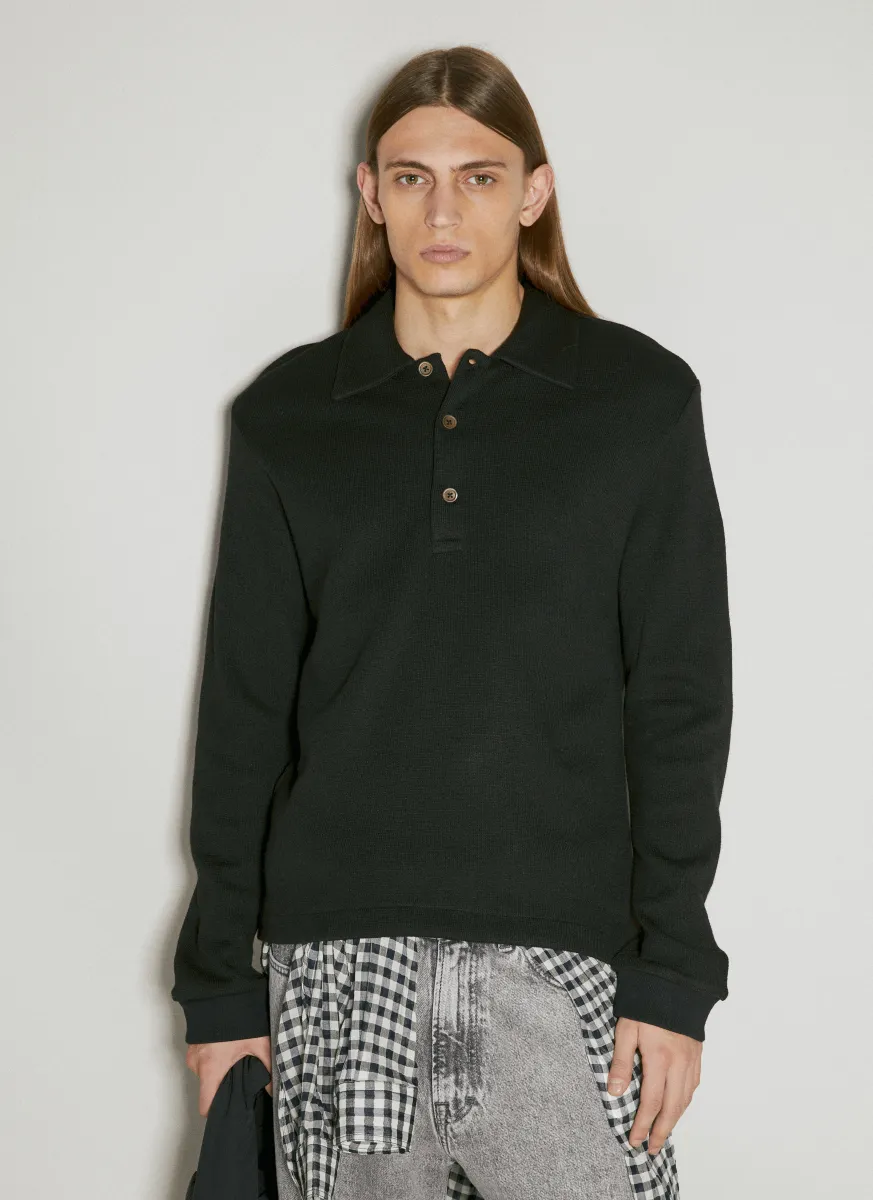 Ile Piquet Polo Sweater