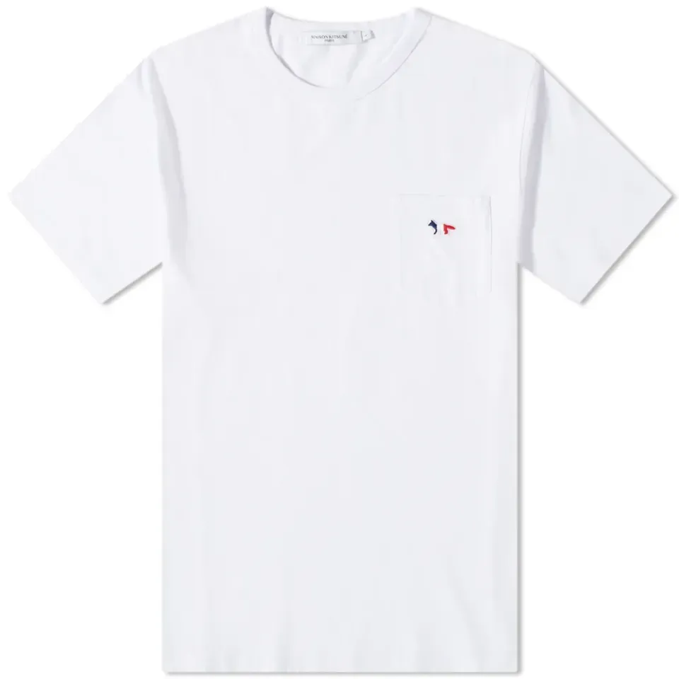 Maison Kitsuné Tricolor Fox Patch Pocket T-Shirt