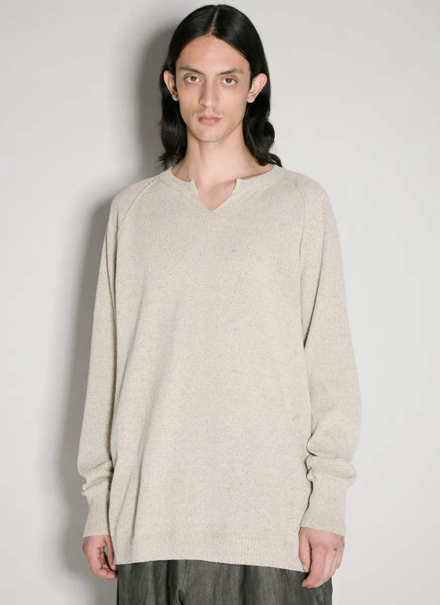 Split Collar Sweater