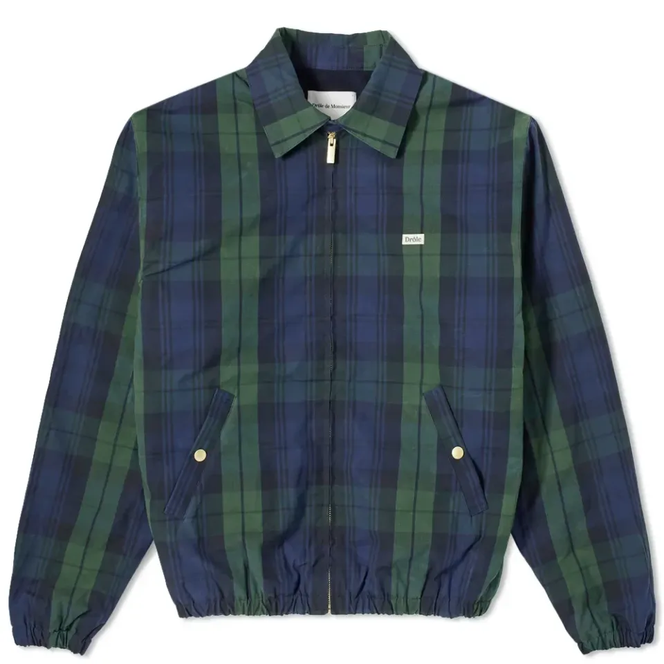 Tartan Logo Harrington Jacket