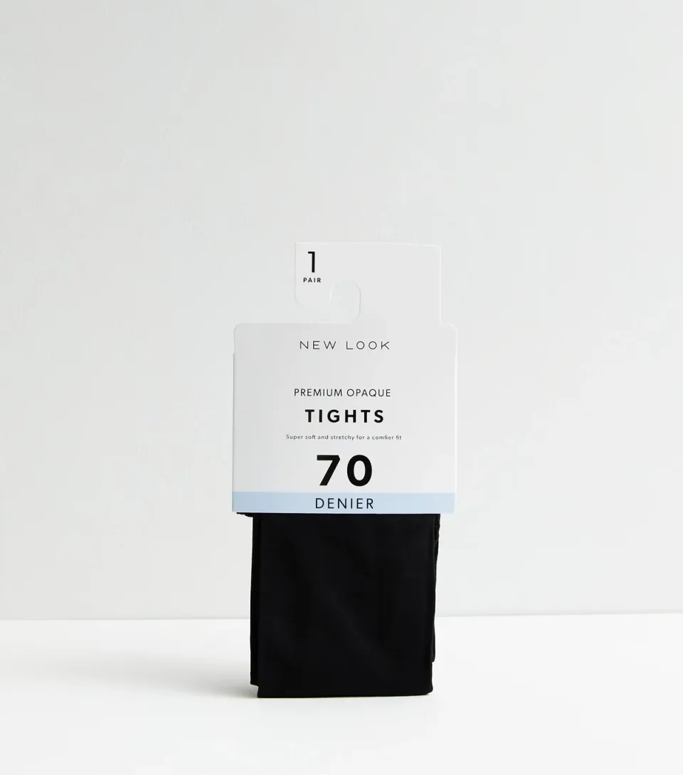 Black 70 Denier Premium Opaque Tights