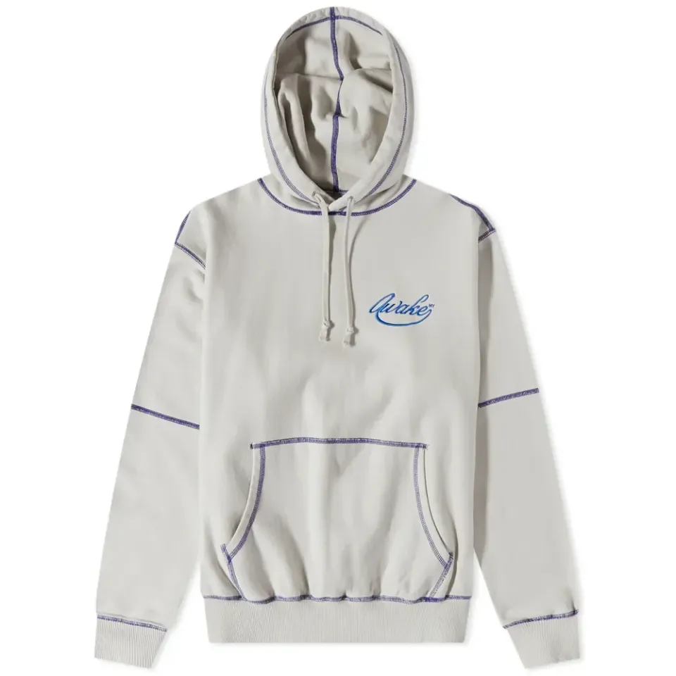 Contrast Stitch Logo Hoodie