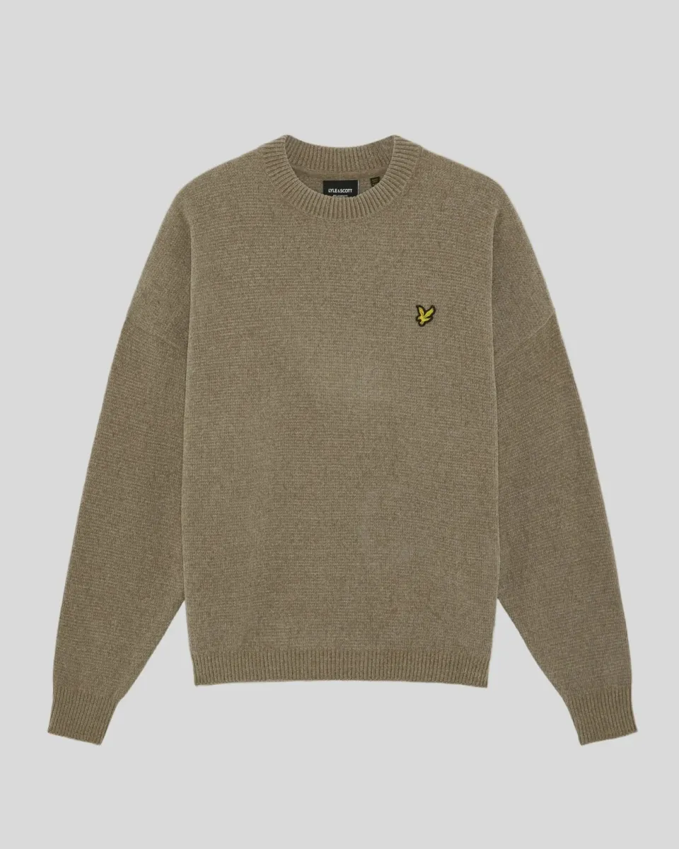 Chenille Crew Neck Jumper