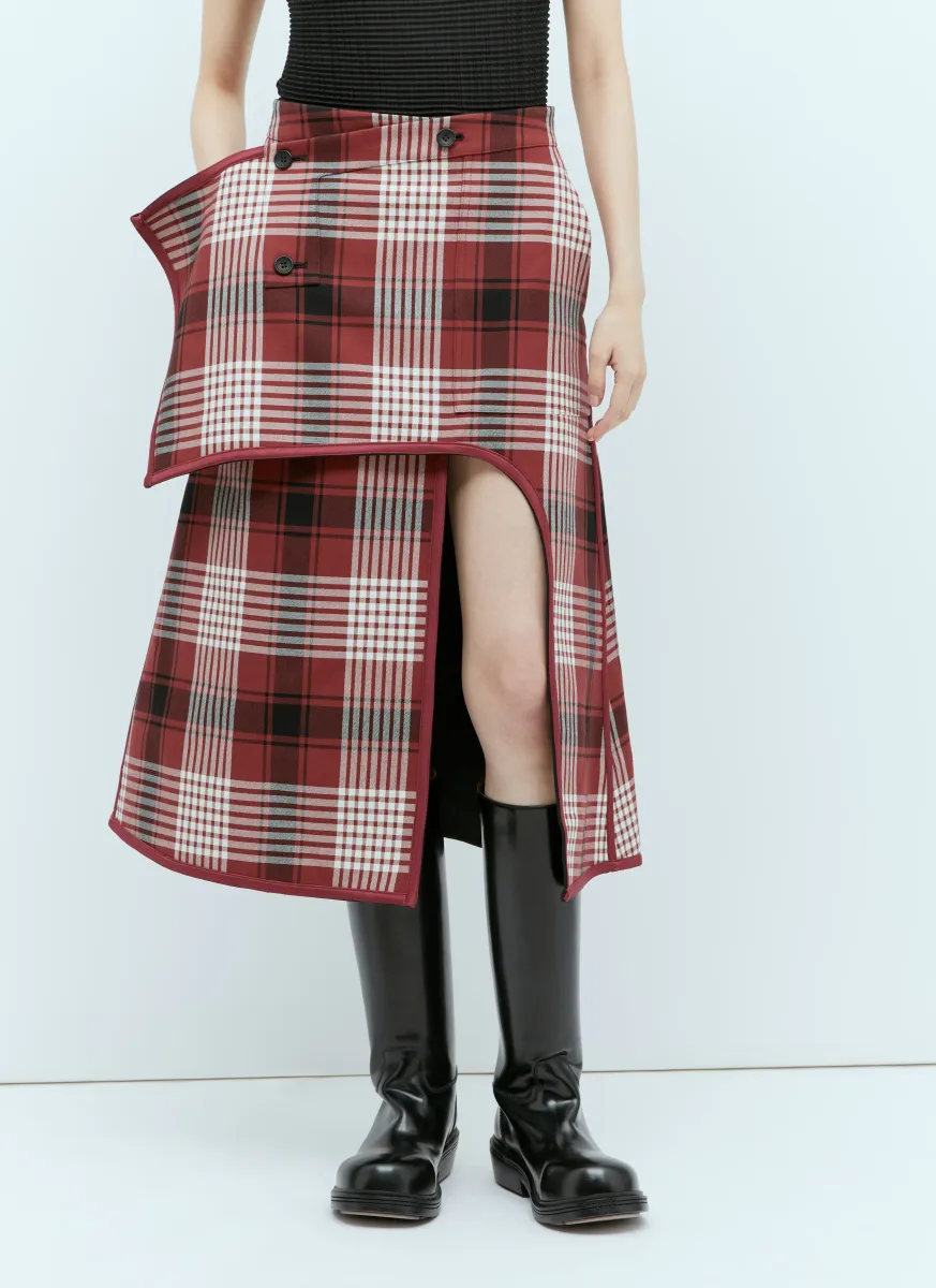Counterpoint Check Skirt