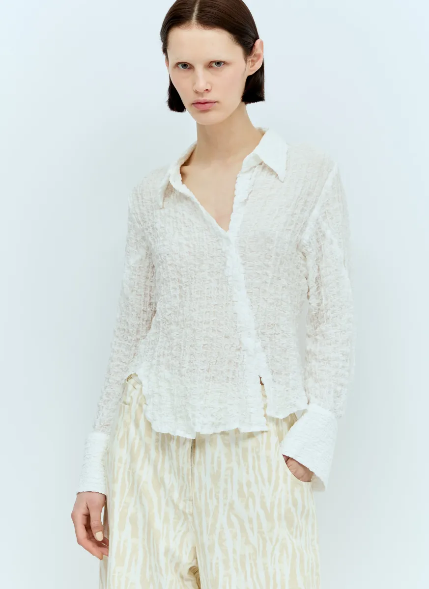 Twisted Long-Sleeve Shirt