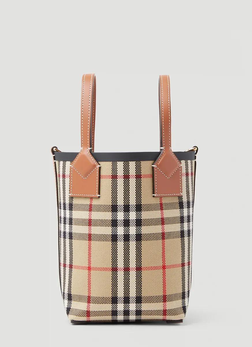 London Check Tote Bag