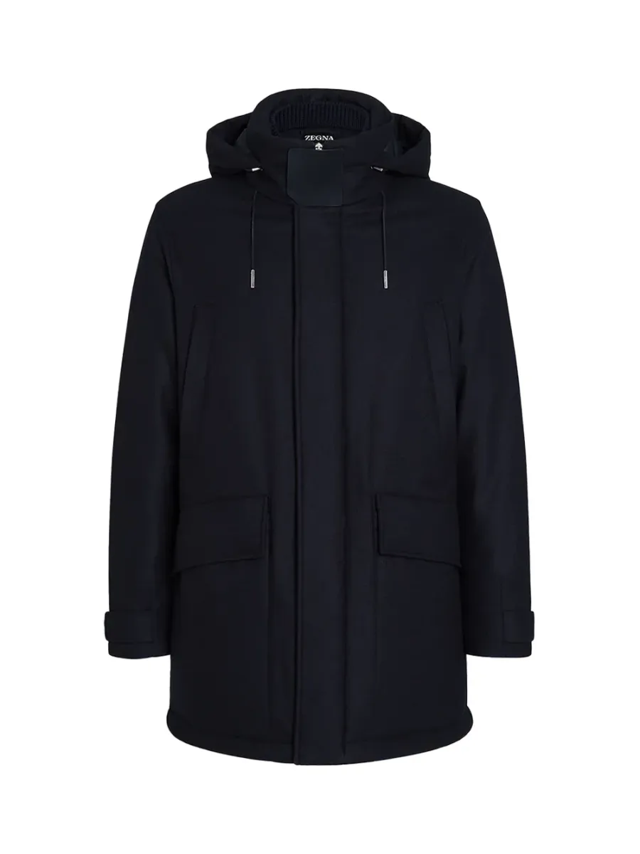 technical parka Navy