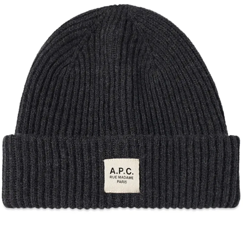 A.P.C. James Ribbed Beanie