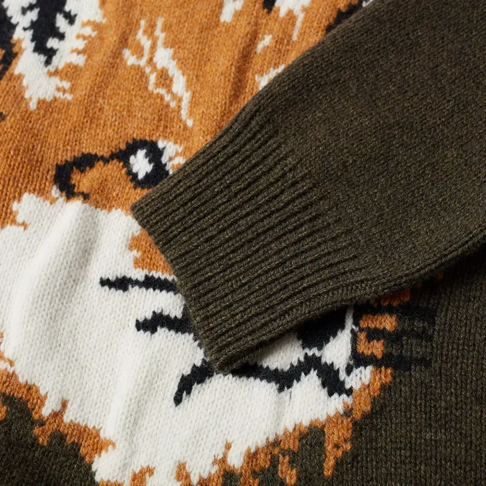 Maison Kitsuné Fox Head Crew Knit