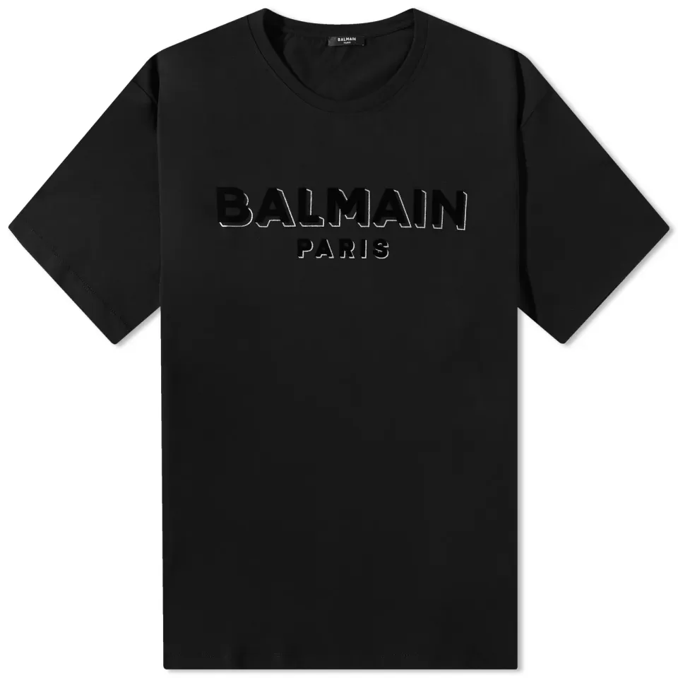 Flock & Foil Paris Logo T-Shirt