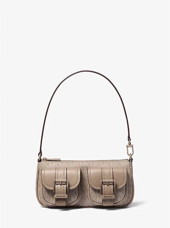 Zoe Small Signature Logo Convertible Pochette