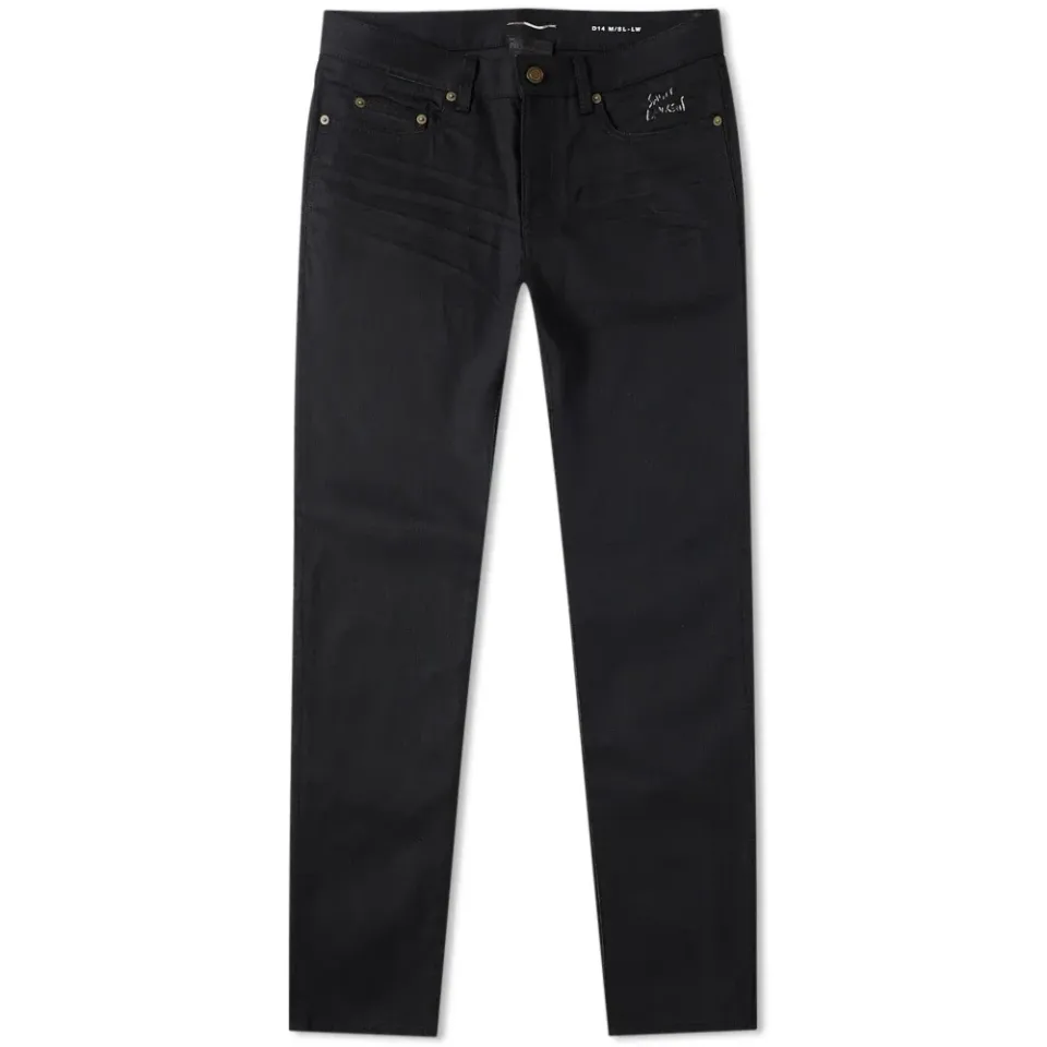Slim Embroidered Jean