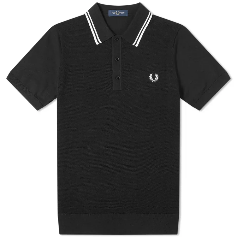 Twin Tipped Knitted Polo
