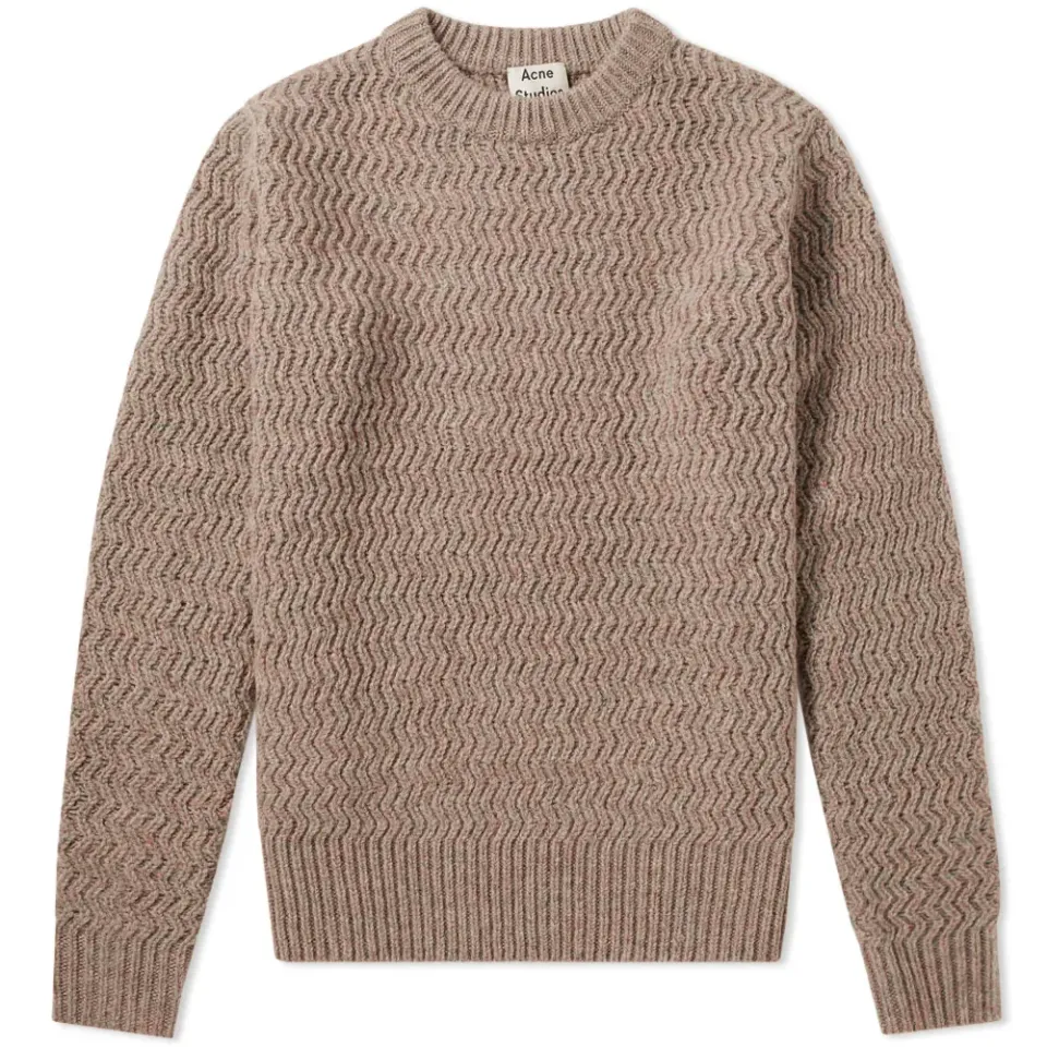 Nyle Herringbone Crew Knit