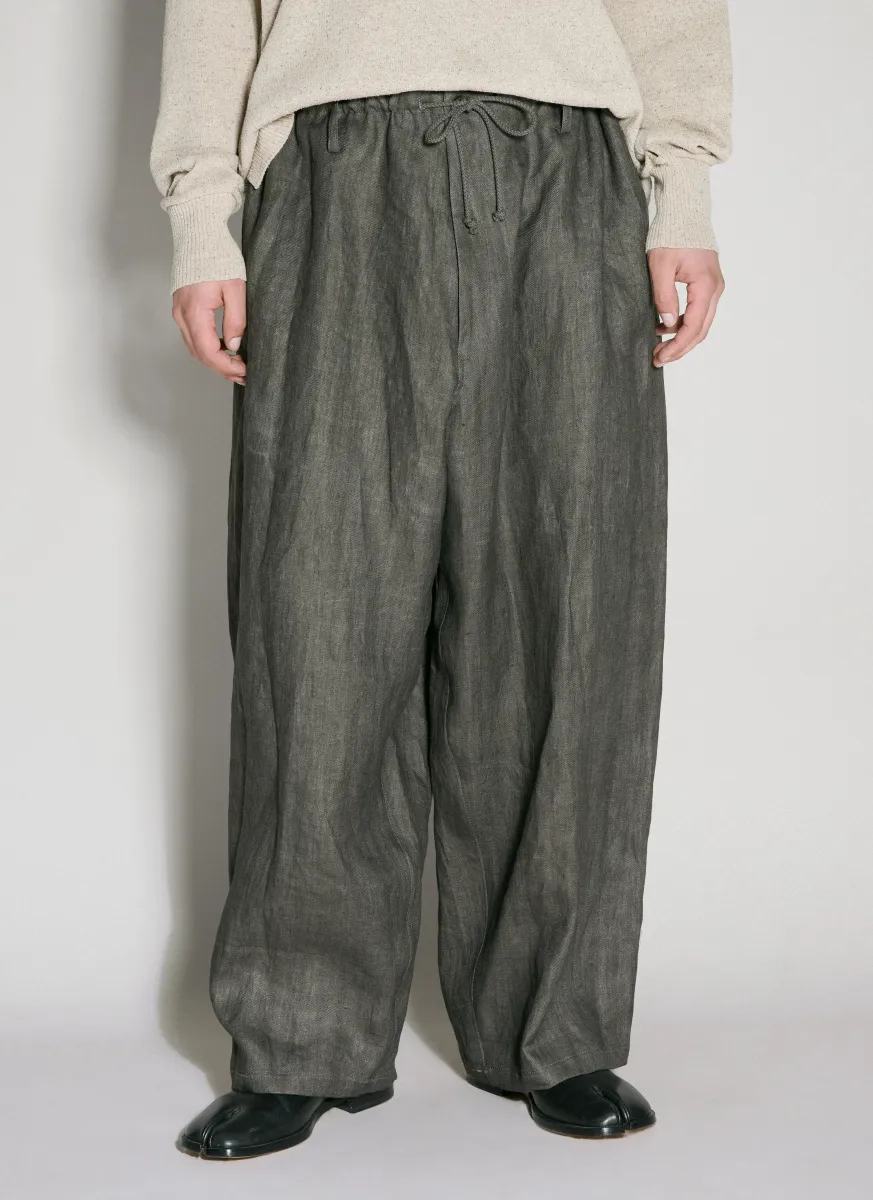 Drawstring Linen Pants