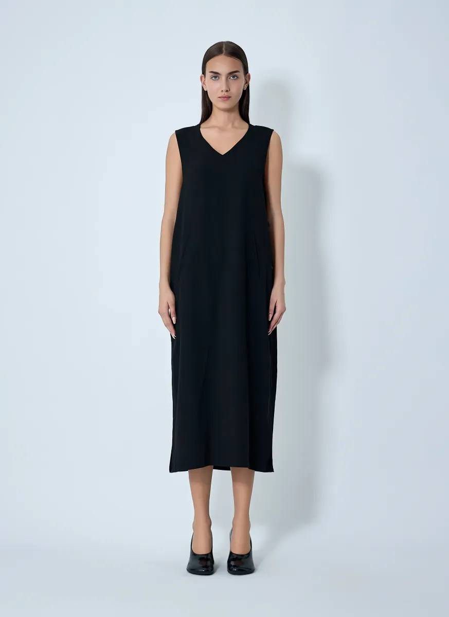 Double Knit Midi Dress