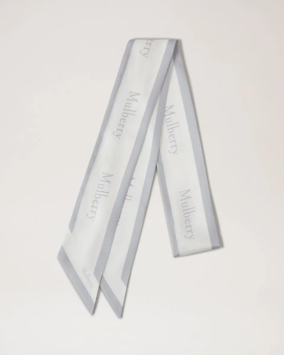 Skinny Scarf - Logo Border