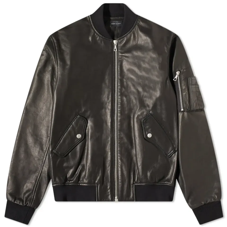 Leather Bogota Bomber