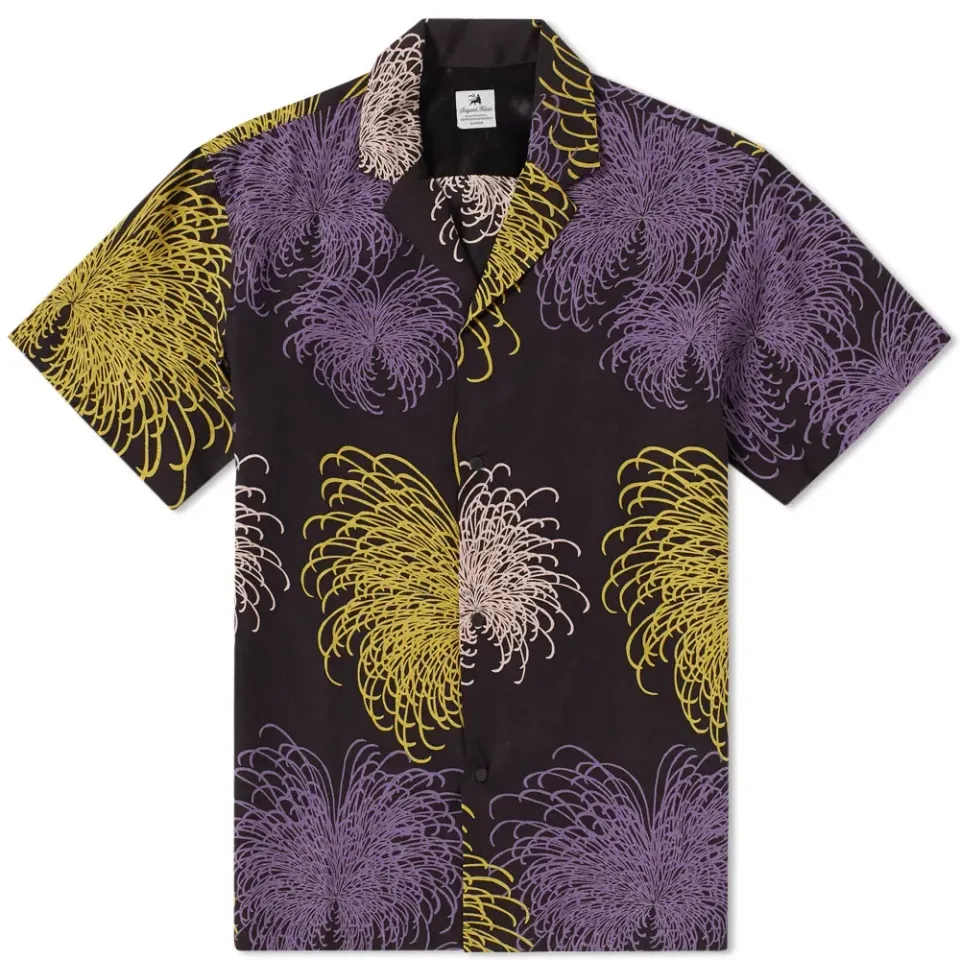 Sasquatchfabrix Fireworks Notched Collar Shirt