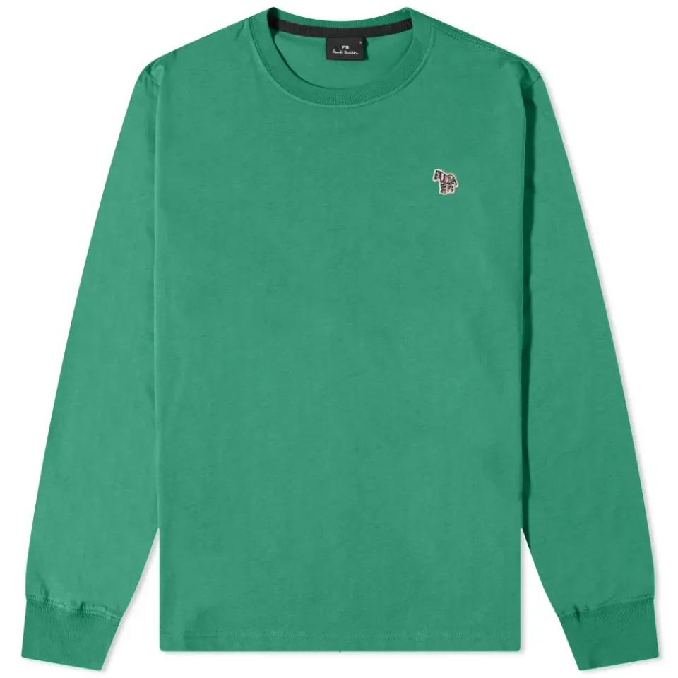 Long Sleeve Zebra Logo T-Shirt
