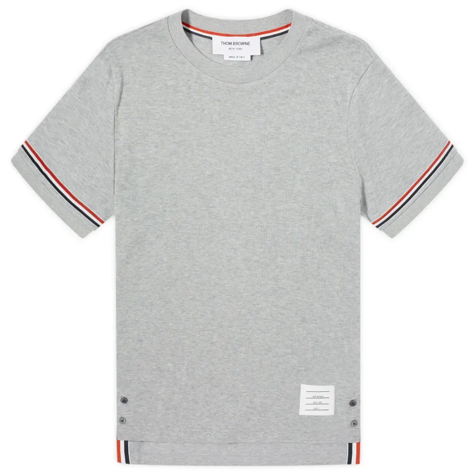 Rib Cuff Trim T-Shirt