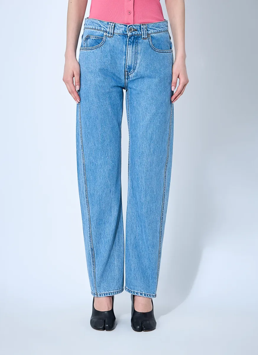 Twisted Denim Jeans