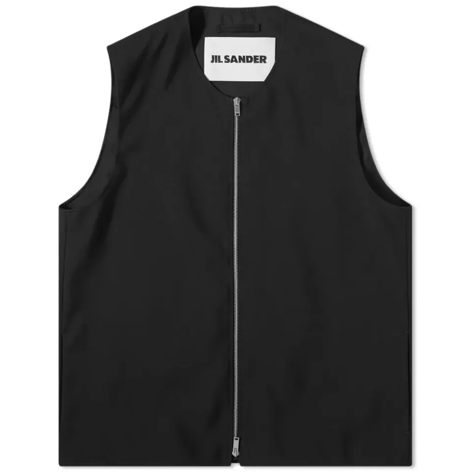 Zip Wool Gilet