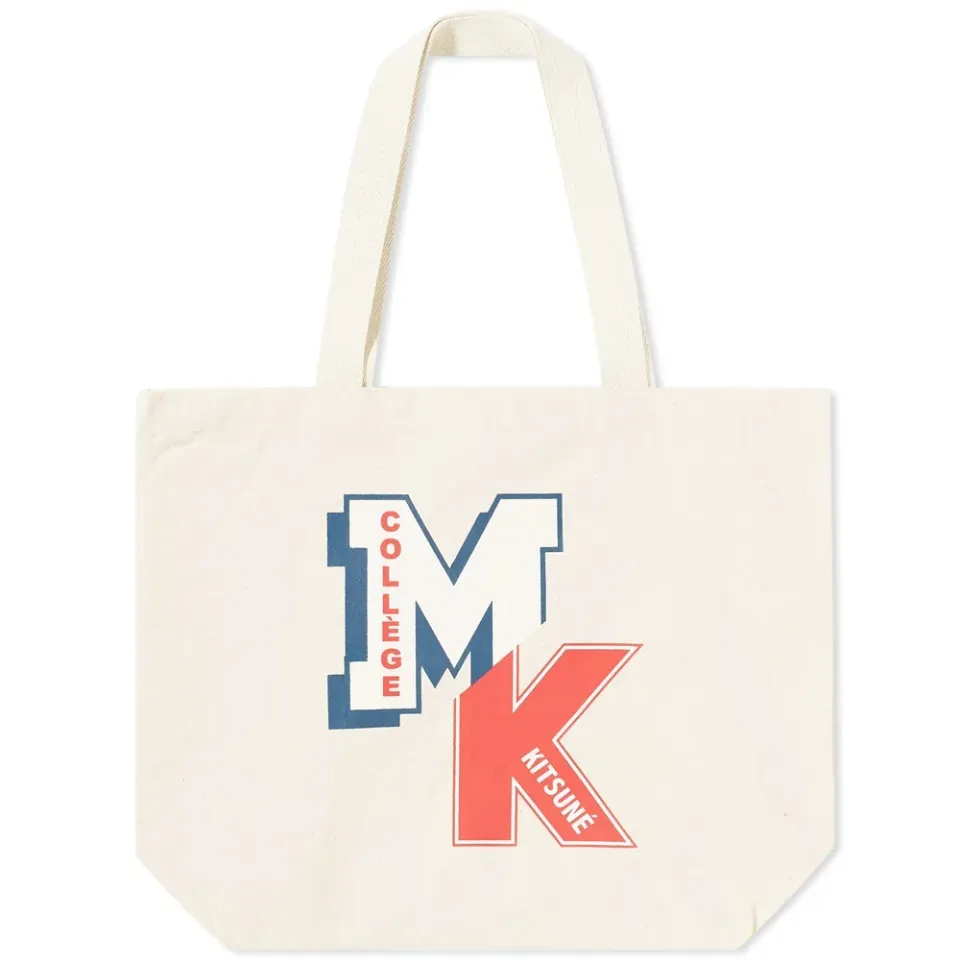 Maison Kitsuné College Tote Bag