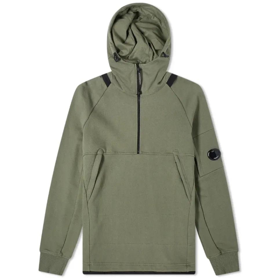 Diagonal Raised Quarter Zip Arm Lens Popover Ho
