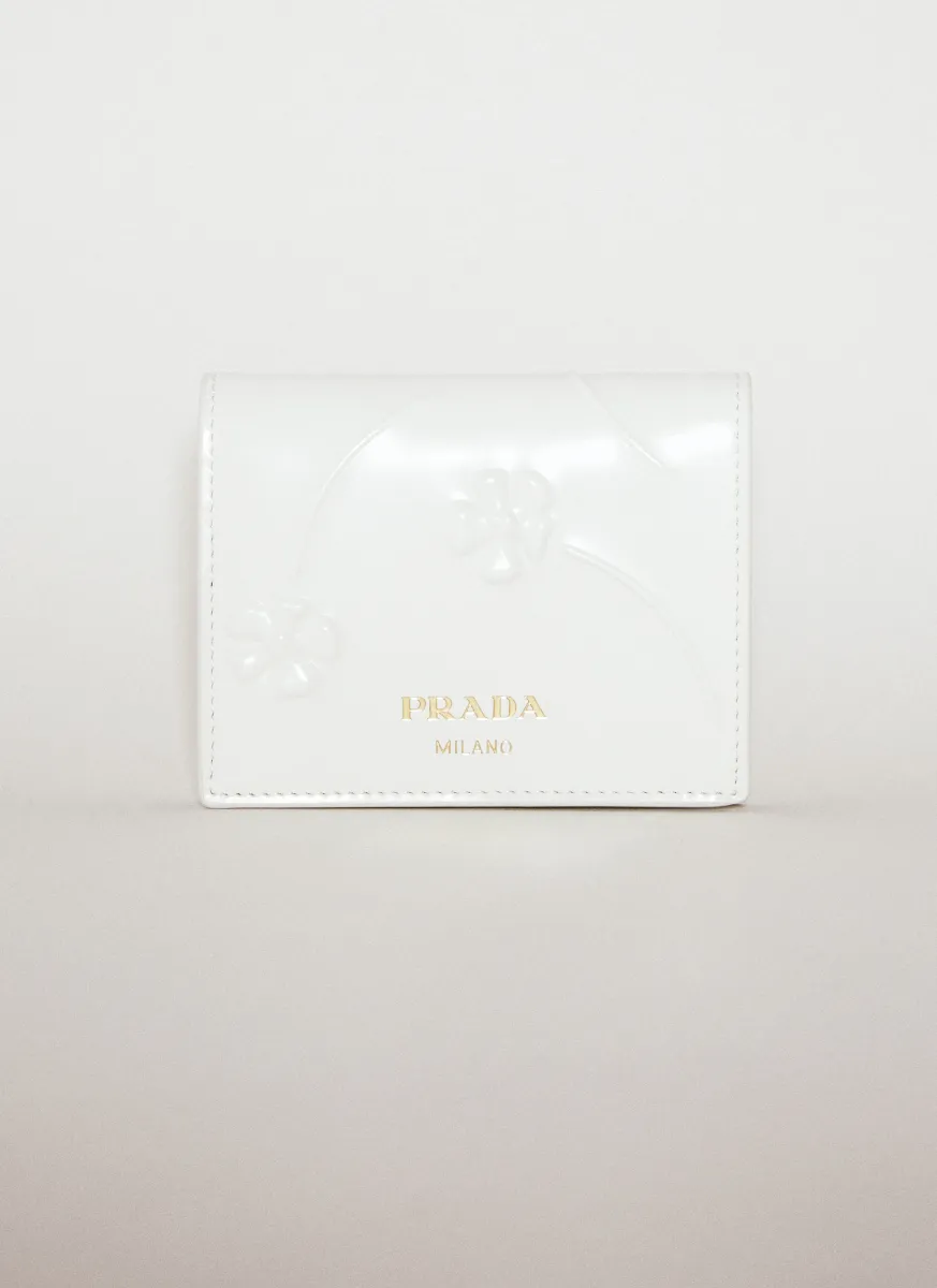 Flower Embossed Bi-Fold Wallet