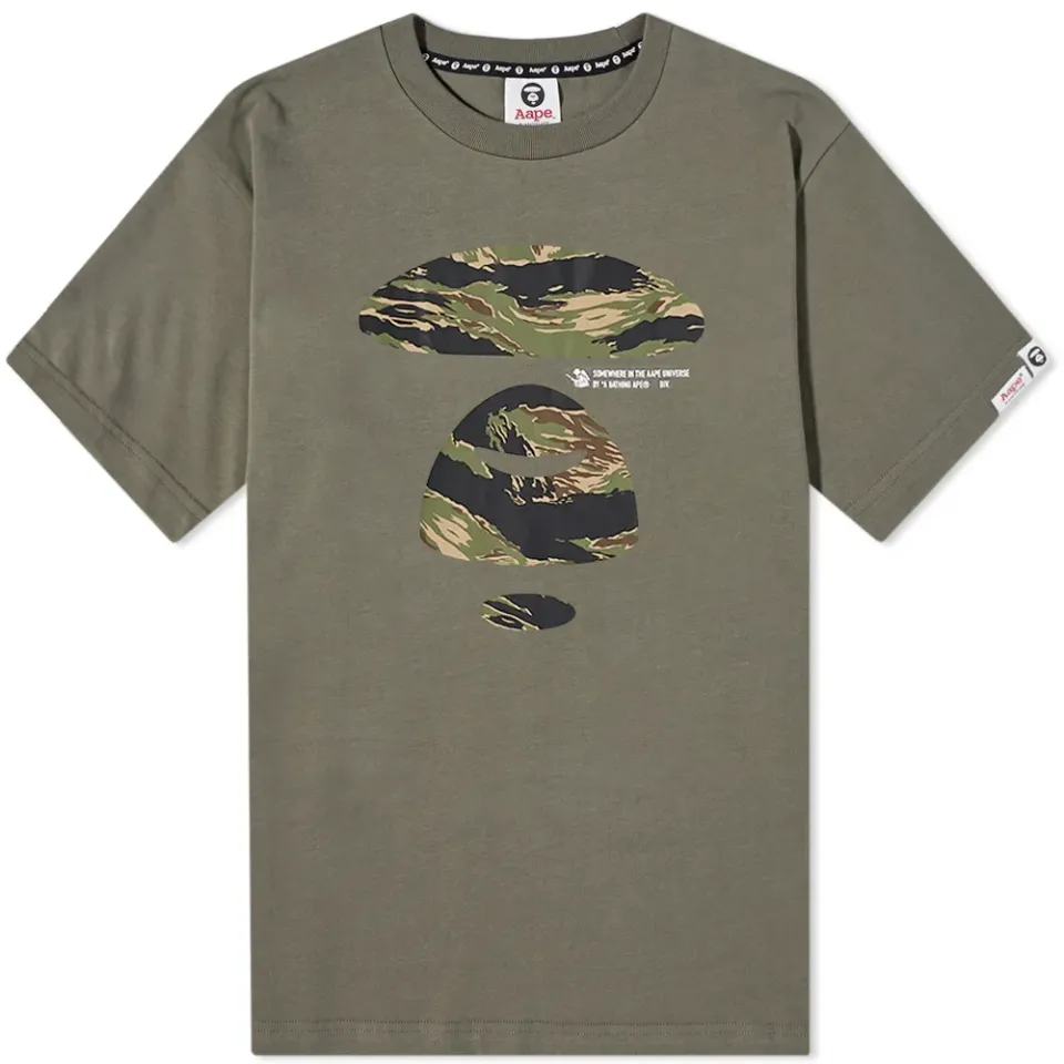 AAPE Camo Ape Face Tee