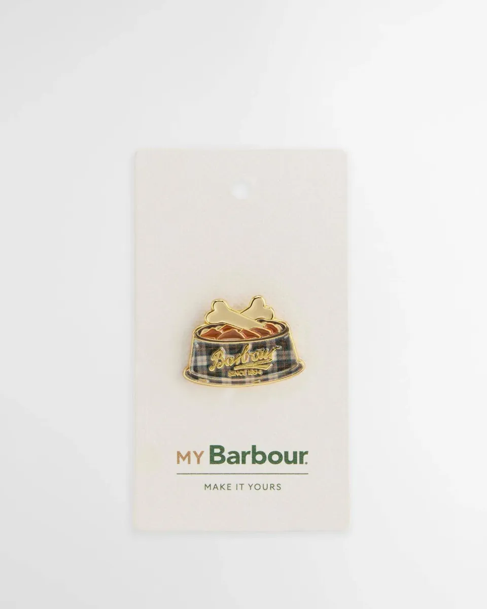 Dog Bowl Pin Badge