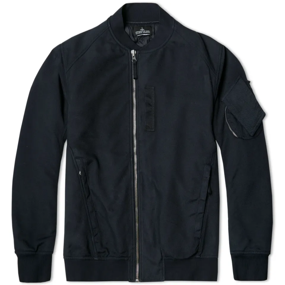 Garment Dyed Nylon Twill Bomber