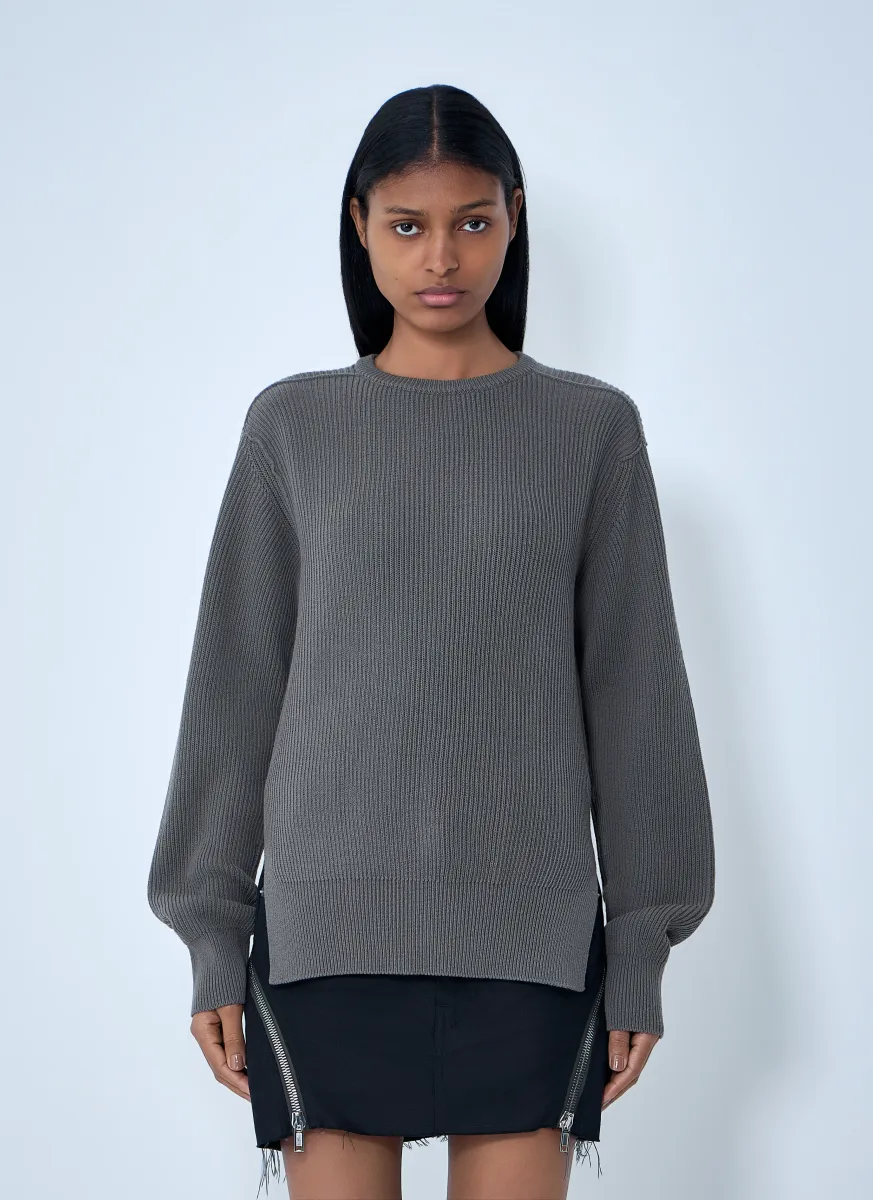 Ribbed Knit Sweater